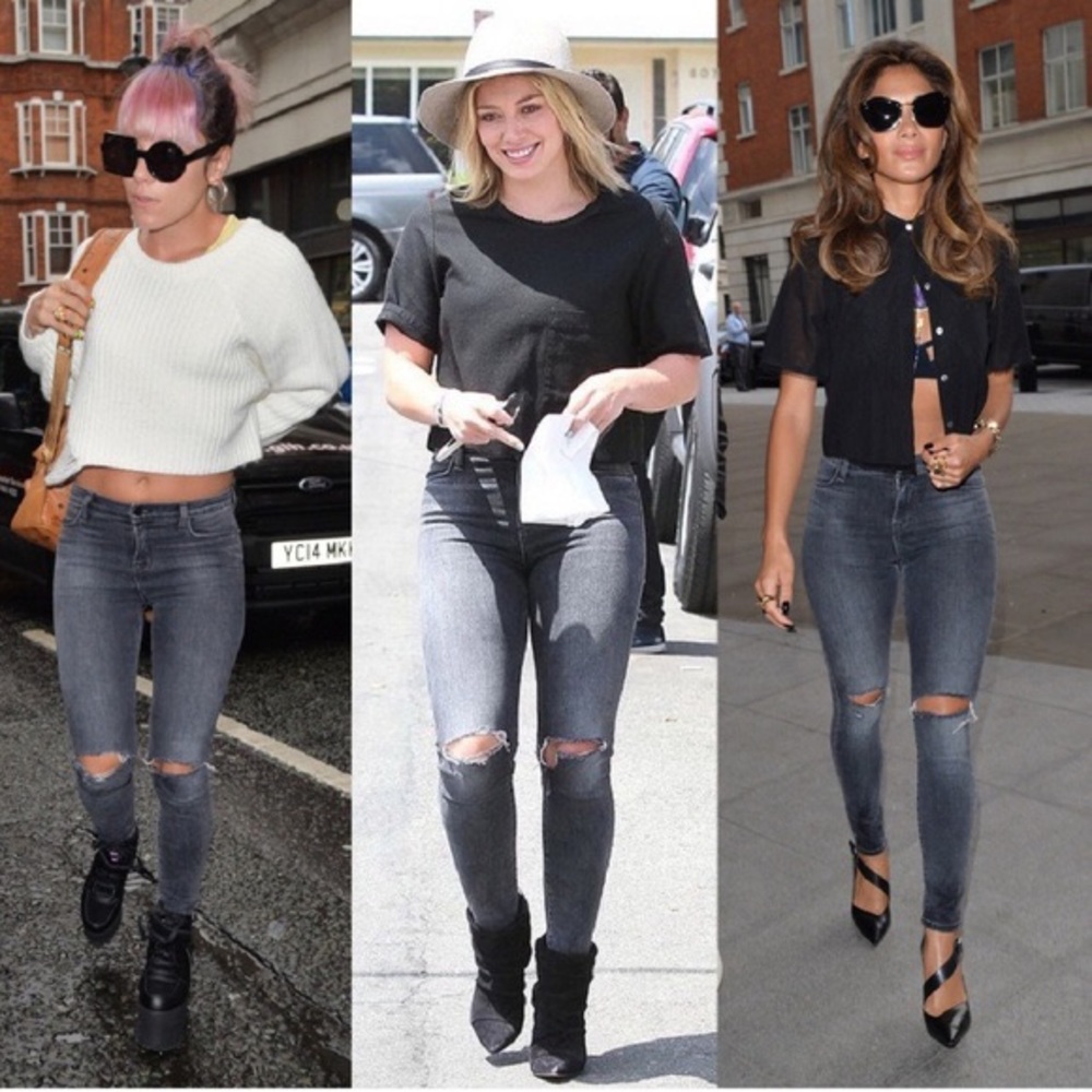 J Brand Super Skinny Jean in Nemesis